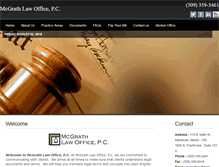 Tablet Screenshot of mcgrathpc.com